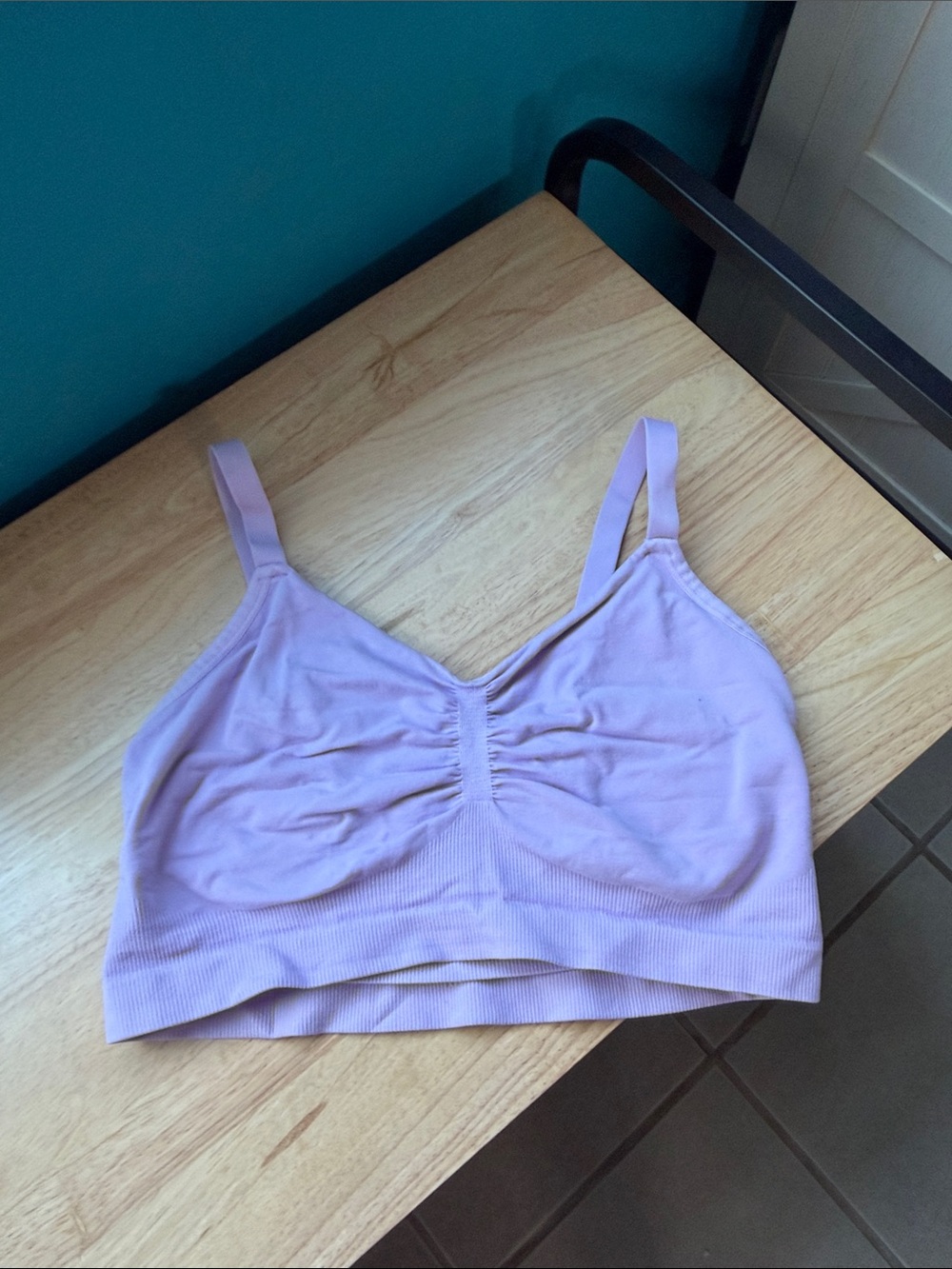 Seamless Lilac pumping bra